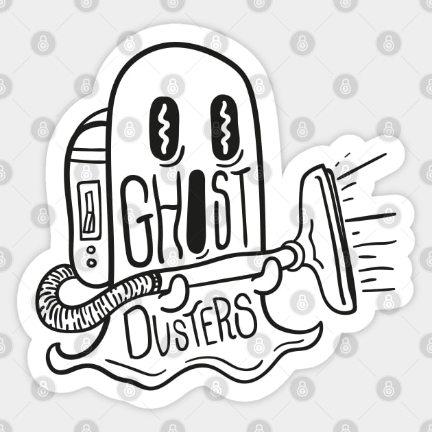 Ghostdusters Sticker by HowWeRoll